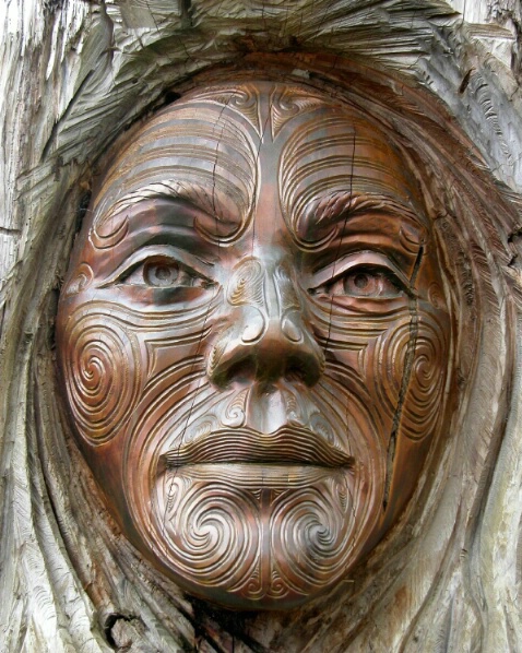 Wood Carving Faces
